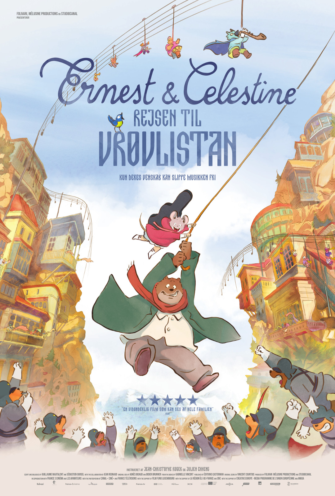Børnefilm: Ernest og Celestine – Rejsen til Vrøvlistan